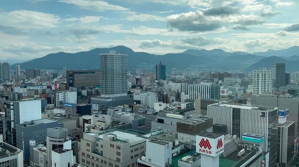 さっぽろテレビ塔からの眺望 さっぽろテレビ塔からの眺望 札幌,さっぽろテレビ塔,大通の写真素材