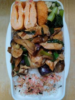 コチュジャン炒めのお弁当! コチュジャン炒めのお弁当!の写真