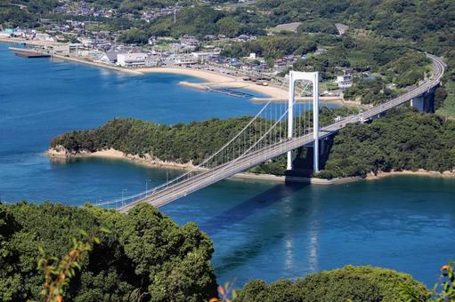伯方・大島大橋4 宮ノ窪瀬戸 伯方・大島大橋,しまなみ海道,shimanamiの写真素材