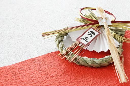 お正月　イメージ お正月,正月,年賀状の写真素材