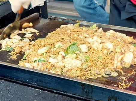 鉄板焼きそば 鉄板焼きそばの写真