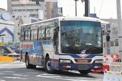 高速バス　西工C　長崎 夜行バス,高速バス,旅行の写真素材