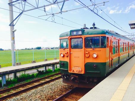 西新発田駅 西新発田駅 白新線,新発田市,国鉄の写真素材