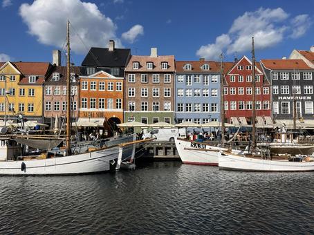 ニューハウン ニューハウン,コペンハーゲン,デンマークの写真素材