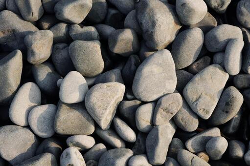 海辺のゴロタ石のテクスチャ2  相島 ゴロタ石,石,小石の写真素材