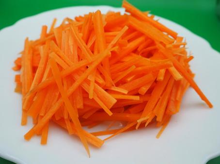 人参の千切り 人参,千切り,食べものの写真素材