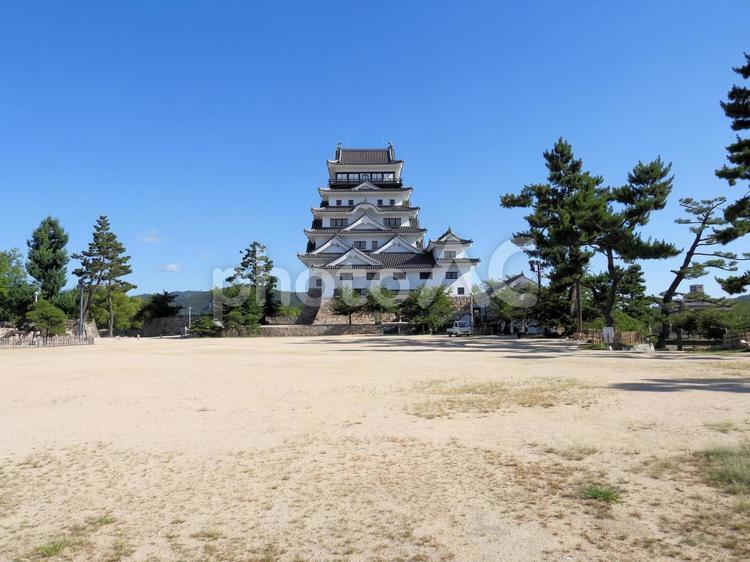 福山城　天守 福山城,天守,広島県の写真素材