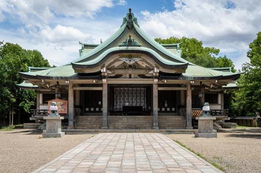 大阪 大阪城 豊国神社 表鳥居 大阪 大阪城 豊国神社 表鳥居 大阪城,オオサカ,城の写真素材