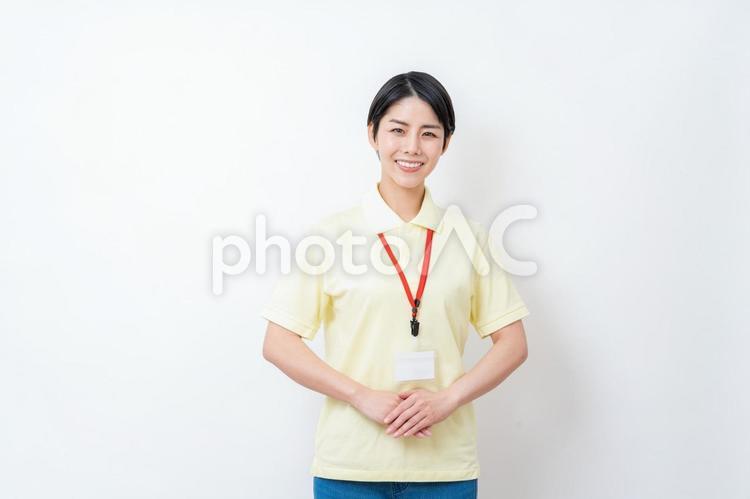 信頼の介護士の女性。 介護,介護福祉士,介護士の写真素材