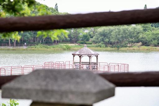 公園の風景 公園の風景の写真