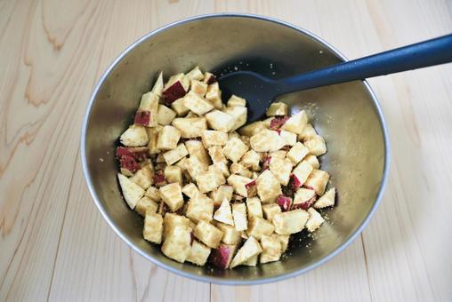 さつまいもおやつ鬼まんじゅう 鬼饅頭,鬼まんじゅう,お菓子の写真素材