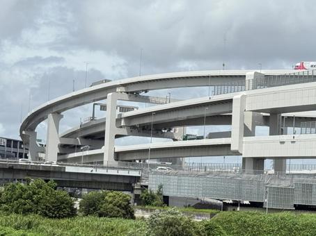 高速道路 高速道路 高速道路,道,車の写真素材