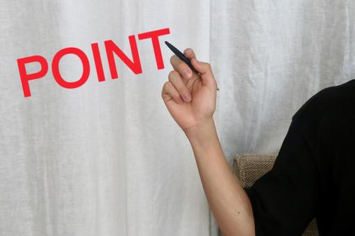 ペンを持つ男性 POINTイメージ ペンを持つ男性 POINTイメージ ポイント,point,注目の写真素材