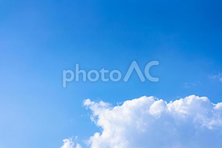 青空　白い雲　晴天 青空,白い雲,晴天の写真素材
