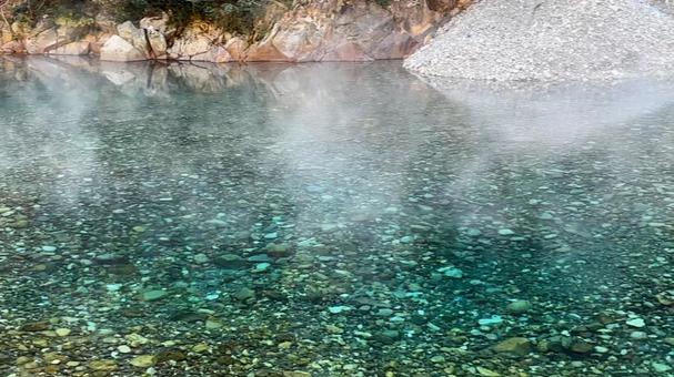 温泉 川湯温泉,自然,温泉の写真素材