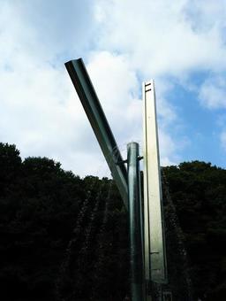 噴水 噴水の写真