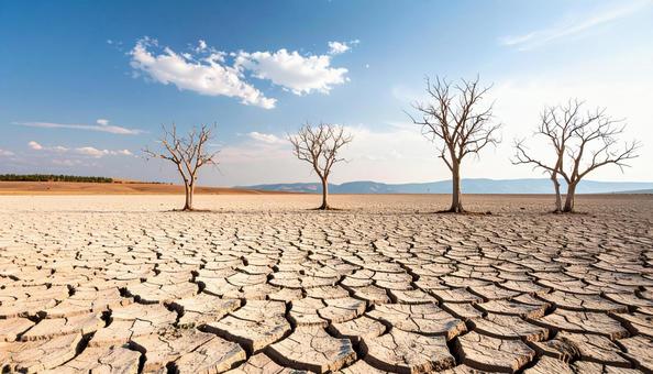 乾燥し、干からびた地面 乾燥し、干からびた地面の写真