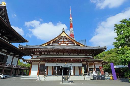 増上寺（港） 増上寺,浄土宗大本山,阿弥陀如来の写真素材