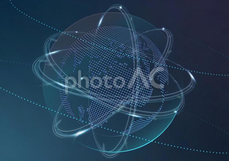 デジタル世界のビジネスサイバーネット網 ビジネス,世界,ネットワークの写真素材
