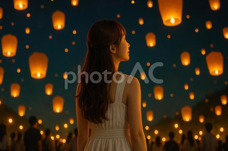 ランタンフェスタ ランタン,フェスタ,フェスティバルの写真素材