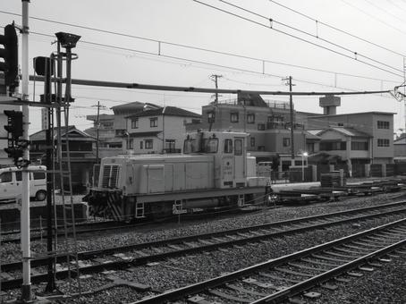Monochrome photo of train, JPG Monochrome photo of train, JPG