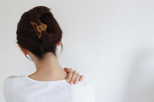 肩凝り　肩の痛み 肩こり,肩の痛み,首こりの写真素材