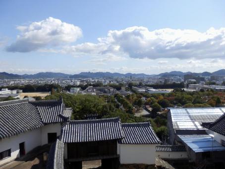 【風景写真】姫路城からの眺め 【風景写真】姫路城からの眺めの写真