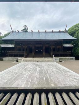 宮崎神宮境内5 参拝,風景,自然の写真素材