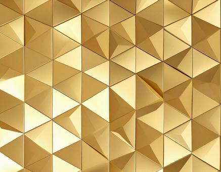 ゴールド幾何学背景模様 ゴールド幾何学背景模様の写真