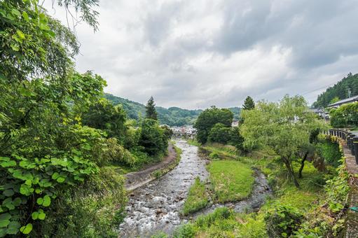 大自然の猿投川 大自然の猿投川 猿投,豊田市,田舎暮らしの写真素材