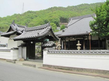 【風景写真】専福寺(広島県三原市)の風景 【風景写真】専福寺(広島県三原市)の風景 専福寺,浄土真宗,寺社仏閣の写真素材