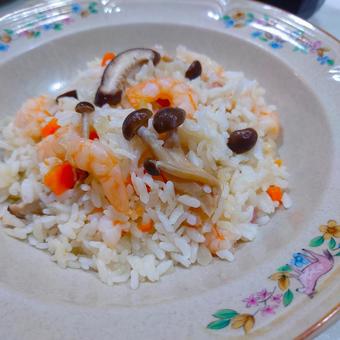 エビピラフ エビピラフ,ピラフ,炊き込みご飯の写真素材