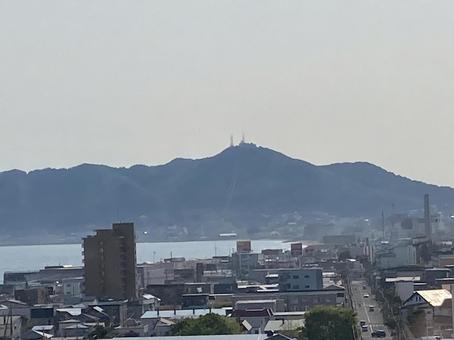 函館山 函館山 風景,空,町並みの写真素材