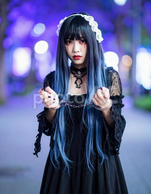 地雷系女子・本命推しの青子さん 地雷系,推し活,女子の写真素材