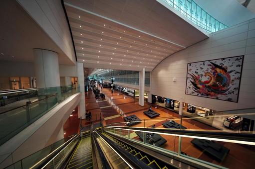 羽田空港第2ターミナル国内線出発ロビー 羽田空港第2ターミナル国内線出発ロビーの写真