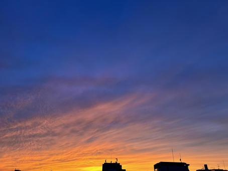 夕焼け空 夕焼け空の写真