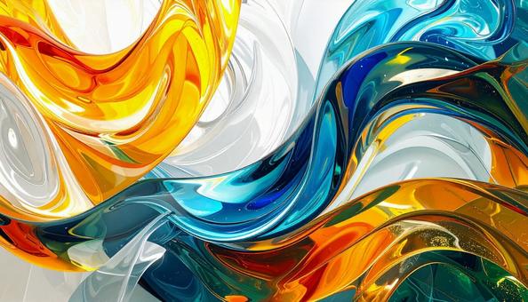 液体模様 液体模様の写真