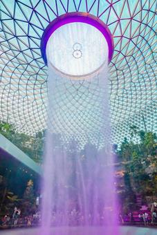 【シンガポール】ジュエル チャンギ空港 シンガポール,ジュエル,チャンギ空港の写真素材