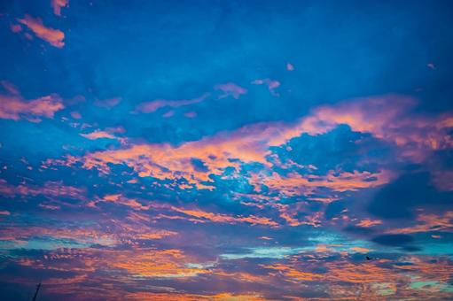 山口県　長門市の朝の海 山口県,長門市,早朝の写真素材