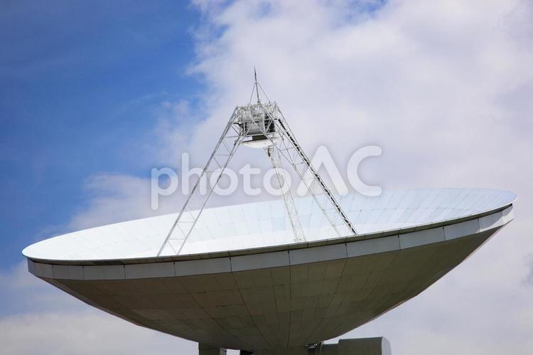 日本最大の電波望遠鏡 電波望遠鏡,望遠鏡,電波の写真素材