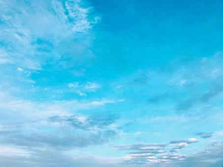青空と雲 青空と雲の写真