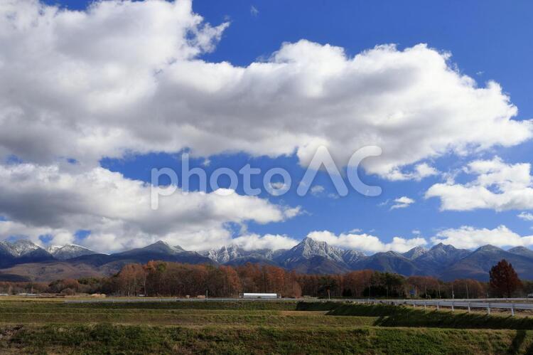 田園風景 田園風景,空,風景の写真素材
