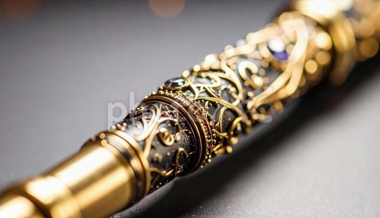 美しい飾りの魔術師の杖 ファンタジー,アイテム,武器の写真素材