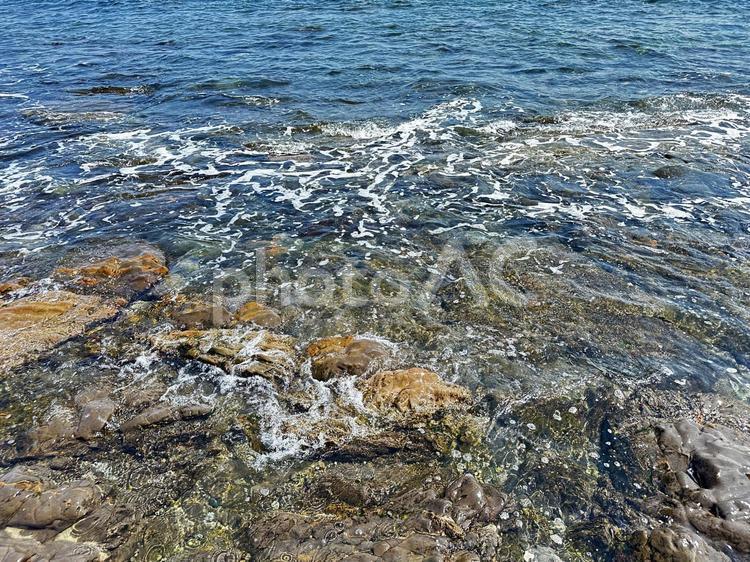 春の海　三輪崎海岸　海　黒潮 和歌山県新宮市,三輪崎海岸,海の写真素材