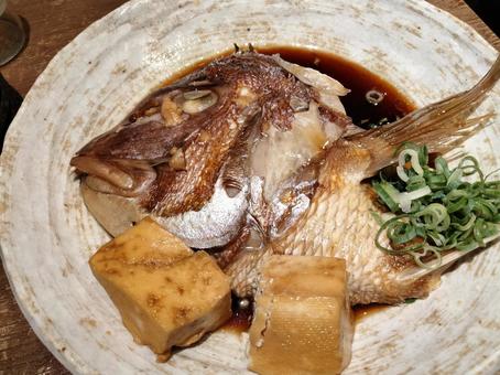 鯛の兜煮 鯛の兜煮の写真