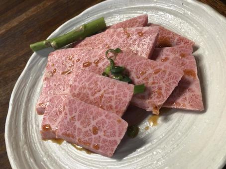 焼肉 焼肉 焼肉,カルビ,生肉の写真素材