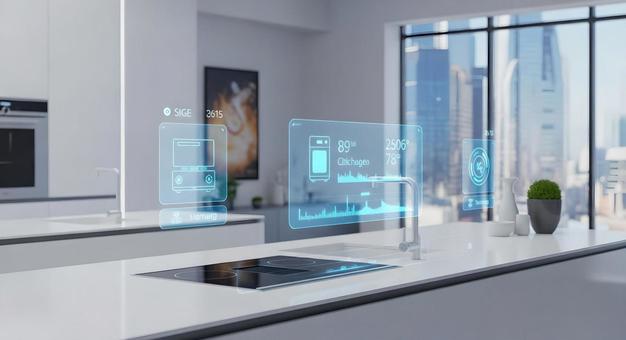 スマートキッチンの未来の写真