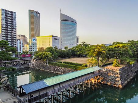【香川県】高松市・玉藻公園 玉藻公園,高松城跡,高松市の写真素材