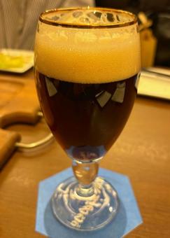 琥珀色の黒ビールグラス 黒ビール,ビール,クラフトビールの写真素材