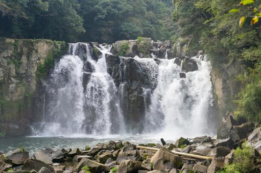 関之尾の滝 関之尾の滝,滝,水の写真素材
